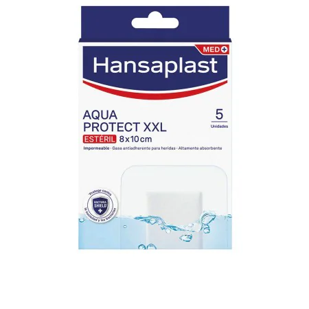 Bende Impermeabili Hansaplast Hp Aqua Protect XXL 5 Unità 8 x 10 cm di Hansaplast, Gessi, medicazioni e forniture per fasciat...