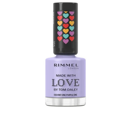 nail polish Rimmel London Made With Love by Tom Daley Nº 050 Knit one purple one 8 ml by Rimmel London, Polish - Ref: S051214...