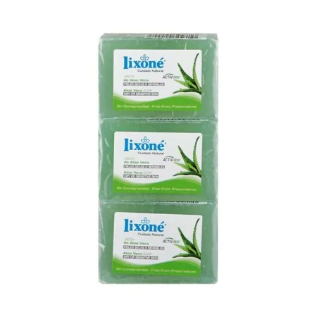 Natural Glycerine Soap Bar Aloe Vera Lixoné (3 uds) by Lixoné, Hand Soaps - Ref: S0564203, Price: 4,20 €, Discount: %