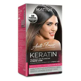 Tratamiento Capilar Alisador Keratin Anti-frizz Xtrem Care Kativa (3 pcs) Cabellos dañados de Kativa, Cuidado del pelo y del ...