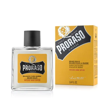 Beard Balm Yellow Proraso Wood And Spice 100 ml by Proraso, Balms - Ref: S0584898, Price: 12,66 €, Discount: %