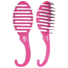 Detangling Hairbrush The Wet Brush Glitter Pink Shower by The Wet Brush, Hairbrushes - Ref: M0121131, Price: 8,31 €, Discount: %