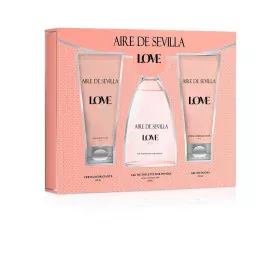 Conjunto de Perfume Mulher Aire Sevilla Love (3 pcs) de Aire Sevilla, Conjuntos - Ref: S0594058, Preço: 16,86 €, Desconto: %