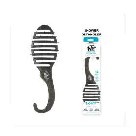 Detangling Hairbrush The Wet Brush Glitter Black Shower by The Wet Brush, Hairbrushes - Ref: M0121159, Price: 7,48 €, Discoun...