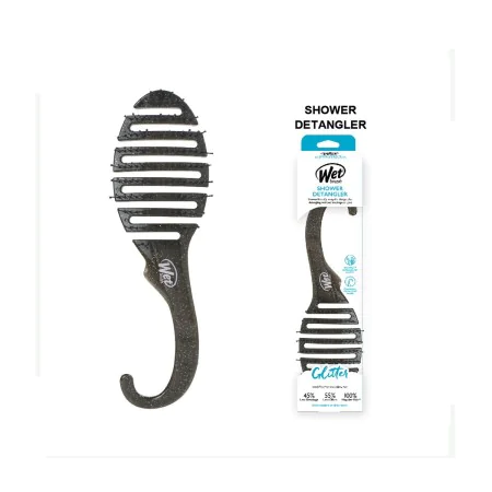 Detangling Hairbrush The Wet Brush Glitter Black Shower by The Wet Brush, Hairbrushes - Ref: M0121159, Price: 8,31 €, Discoun...