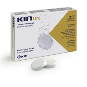 Pasticche Detergenti per Dentiere Kin Kin Oro 30 Unità di Kin, Detergenti - Rif: S0597061, Prezzo: 8,02 €, Sconto: %