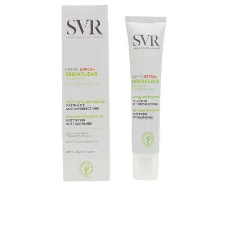 Protector Solar SVR Sebiaclear Anti-imperfecciones Seborregulador Spf 50 40 ml de SVR, Filtros solares - Ref: S0597525, Preci...