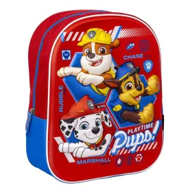 Sac à dos enfant 3D The Paw Patrol Rouge 25 x 31 x 10 cm de The Paw Patrol, Sacs à dos enfant - Réf : S0738330, Prix : 9,56 €...