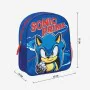 School Bag Sonic Blue 25 x 30 x 29 cm by Sonic, Children's Backpacks - Ref: S0740476, Price: 7,47 €, Discount: %