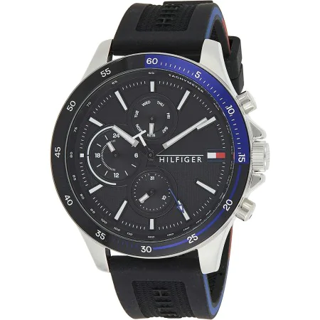 Reloj Hombre Tommy Hilfiger BANK Negro de Tommy Hilfiger, Relojes de pulsera - Ref: S0800129, Precio: 99,16 €, Descuento: %