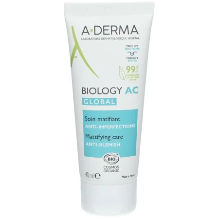 Creme de Dia A-Derma Biology Ac Global Soin Matifiant Anti-Imperfection de A-Derma, Hidratantes - Ref: M0122059, Preço: 17,27...