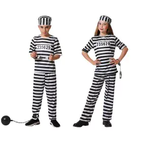 Costume per Bambini Carcerato Multicolore di BigBuy Carnival, Bambini - Rif: S1127388, Prezzo: 9,44 €, Sconto: %