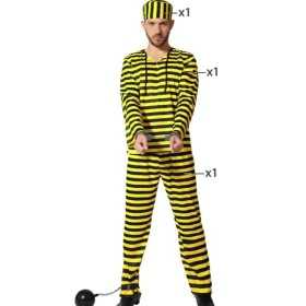 Costume for Adults Yellow Male Prisoner by BigBuy Carnival, Adults - Ref: S1132989, Price: 10,78 €, Discount: %