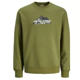 Felpa senza Cappuccio Uomo Jack & Jones SWEAT CREW NECK 12262094 Verde di Jack & Jones, Uomo - Rif: S2033255, Prezzo: 21,68 €...