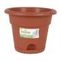 Vaso com Prato Dem Resistente Castanho de Dem, Vasos para flores - Ref: S2203355, Preço: 1,82 €, Desconto: %