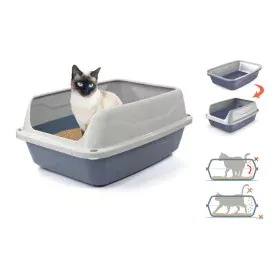 Arenero para Gatos Georplast Sonic (56 x 40 x 24 cm) de Georplast, Cajas de arena - Ref: S2209776, Precio: 10,74 €, Descuento: %