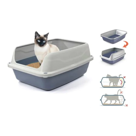 Bac à litière pour chats Georplast Sonic (56 x 40 x 24 cm) de Georplast, Bacs à sable - Réf : S2209776, Prix : 10,74 €, Remis...