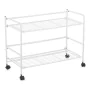 Scaffale Confortime Bianco Ferro Pieghevole Con ruote (67 x 30 x 44,8 cm) di Confortime, Unità di mensole - Rif: S2210576, Pr...