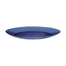 Assiette plate Duralex Lys saphir Bleu Ø 23,5 x 2,3 cm de Duralex, Plats et plateaux - Réf : S2212280, Prix : 2,87 €, Remise : %