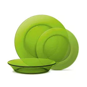 Set di Stoviglie Duralex Lys 12 Pezzi Verde di Duralex, Servizi combinati - Rif: S2212694, Prezzo: 23,28 €, Sconto: %