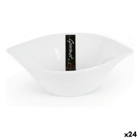 Snack Bowl Pica-pica gourmet White 15 x 11,5 x 4,2 cm (24 Units) by BigBuy Cooking, Plates and dishes - Ref: S2226161, Price:...