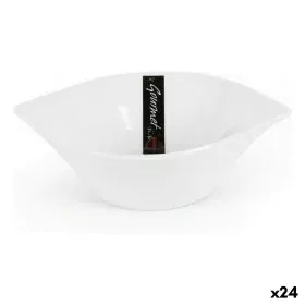 Bol pour Apéritifs Pica-pica gourmet Blanc 15 x 11,5 x 4,2 cm (24 Unités) de BigBuy Cooking, Plats et plateaux - Réf : S22261...