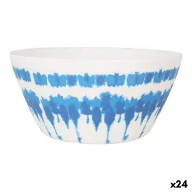 Salad Bowl Santa Clara Tie-Dye Blue White Melamin (24 Units) by Santa Clara, Bowls and large cups - Ref: S2226246, Price: 36,...