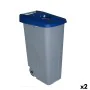 Cubo de Basura con Ruedas Denox 110 L Azul 58 x 41 x 89 cm de Denox, Cubos de basura para exterior - Ref: S2226334, Precio: 7...