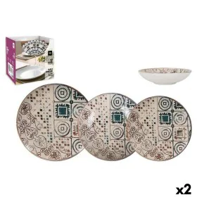 Louça Inde Creta Porcelana (2 Unidades) de Inde, Louças combinadas - Ref: S2226363, Preço: 58,94 €, Desconto: %