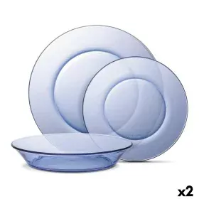 Dinnerware Set Duralex Lys Blue 12 Pieces (2 Units) by Duralex, Combination Sets - Ref: S2226386, Price: 42,27 €, Discount: %