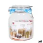 Jar Borgonovo Hermetic Transparent Crystal 2L 13 x 13 x 17,5 cm (6 Units) by Borgonovo, Airtight jars and accessories - Ref: ...