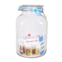 Jar Borgonovo Hermetic Transparent Crystal 4,25 L 14,5 x 14,5 x 26 cm (6 Units) by Borgonovo, Airtight jars and accessories -...