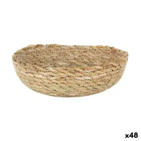 Cesta Multiusos Privilege Castanho vime 16 x 16 x 5,5 cm (48 Unidades) de Privilege, Prateleiras e estantes - Ref: S2227862, ...