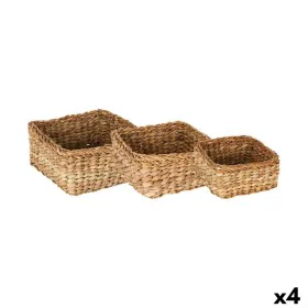 Basket set Privilege Privilege wicker 23 x 11 cm (3 Pieces) (4 Units) by Privilege, Boxes - Ref: S2227868, Price: 39,86 €, Di...