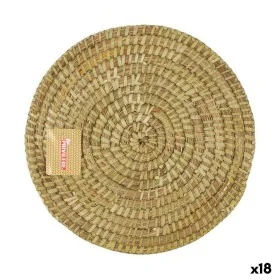 Table Mat Privilege Korne Brown wicker Ø 30 cm (18 Units) by Privilege, Place Mats - Ref: S2227878, Price: 36,29 €, Discount: %