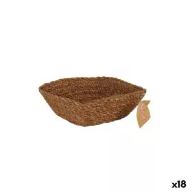 Panier Multi-usages Privilege osier Carré 17 x 17 x 7 cm (18 Unités) de Privilege, Boîtes de rangement ouvertes - Réf : S2227...