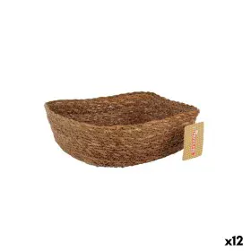 Multi-purpose basket Privilege wicker Squared 22 x 22 x 8 cm (12 Units) by Privilege, Open Storage Bins - Ref: S2227885, Pric...