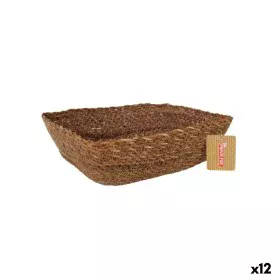 Multi-purpose basket Privilege wicker Rectangular 25 x 20 x 8 cm (12 Units) by Privilege, Open Storage Bins - Ref: S2227888, ...