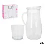 Jug and glasses set LAV Jug Glasses Crystal (7 Pieces) (4 Units) (7 pcs) by LAV, Drinkware Sets - Ref: S2227952, Price: 25,99...