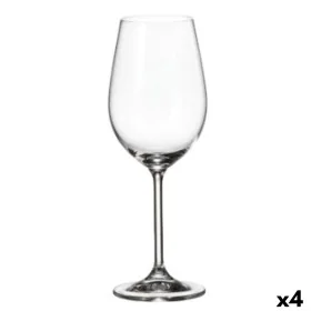 Set de Verres Bohemia Crystal Clara 350 ml Blanc 6 Pièces 6 x 8 x 22 cm (6 Unités) (4 Unités) de Bohemia Crystal, Verres à vi...