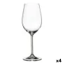 Set di Bicchieri Bohemia Crystal Clara 350 ml Bianco 6 Pezzi 6 x 8 x 22 cm (6 Unità) (4 Unità) di Bohemia Crystal, Calici per...