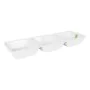 Bowl La Mediterránea Yummy Aperitif Porcelain White 29,3 x 9,5 x 3,3 cm (16 Units) (29,3 x 9,5 x 3,3 cm) by La Mediterránea, ...