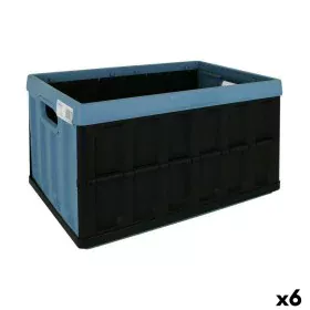 Scatola Multiuso Tontarelli Azzurro Nero Lavagna 53 x 35 x 28,5 cm (6 Unità) di Tontarelli, Scatole e cassapanche - Rif: S222...