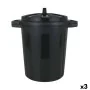 Rubbish Bin Dem 50 L Black 55 x 41 x 54 cm (3 Units) by Dem, Waste and recycling - Ref: S2228496, Price: 23,46 €, Discount: %