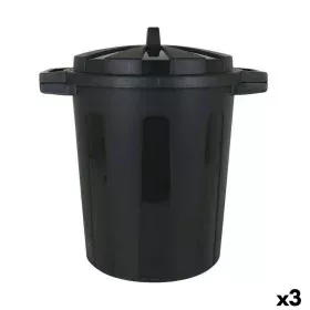 Poubelle Dem 50 L Noir 55 x 41 x 54 cm (3 Unités) de Dem, Ordures et recyclage - Réf : S2228496, Prix : 23,09 €, Remise : %