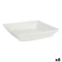 Insalatiera La Mediterránea Elite Bianco Ceramica 21 x 21 x 4,5 cm (6 Unità) (21 x 21 x 4,5 cm) di La Mediterránea, Ciotole e...