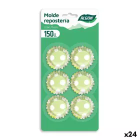 Muffin Tray Algon Green Spots Disposable (150 Pieces) (24 Units) by Algon, Muffin & Cupcake Tins & Moulds - Ref: S2229292, Pr...