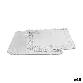 Base para bolo Algon Branco 18,5 x 25,5 x 1,5 cm (3 Peças) (48 Unidades) de Algon, Pratos e fontes - Ref: S2229297, Preço: 22...