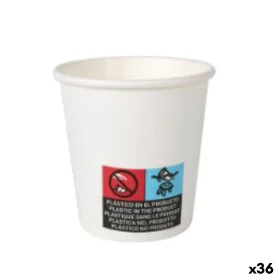 Set de Verres Algon Carton Produits à usage unique Blanc 36 Unités 80 ml (30 Pièces) de Algon, Verres - Réf : S2229391, Prix ...