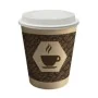 Glass with Lid Algon Cardboard Disposable Coffee 36 Units (10 Pieces) by Algon, Tumblers - Ref: S2229419, Price: 29,40 €, Dis...